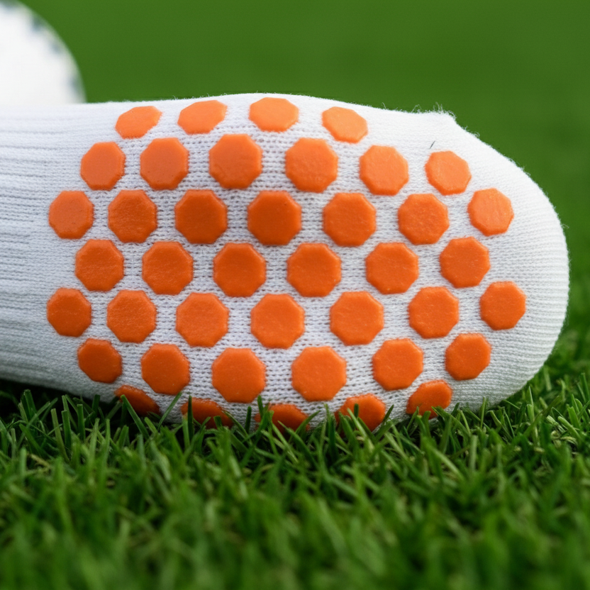 Vencer Grip-socks honeycomb grip detail